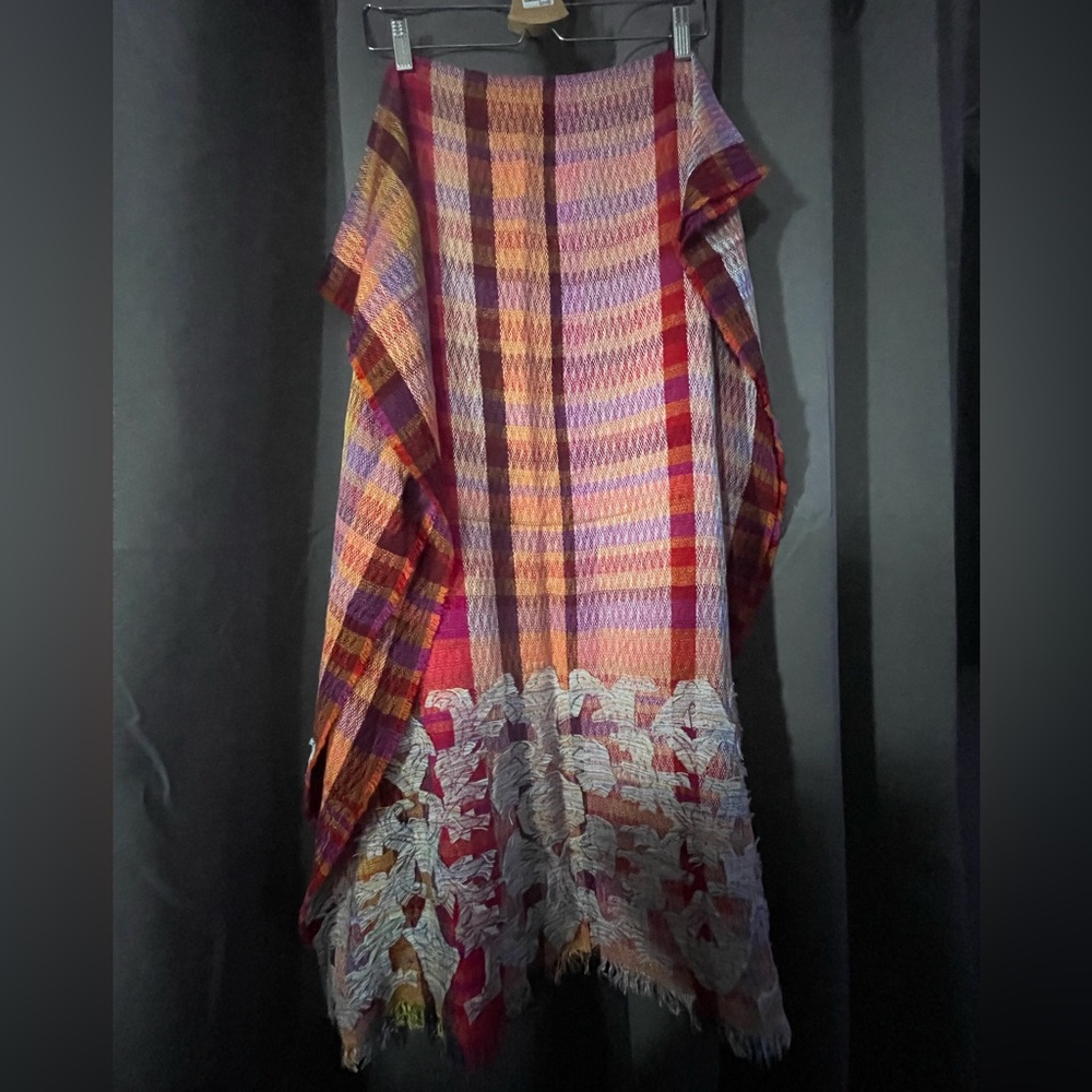 Maya Multicolor Plaid Shawl